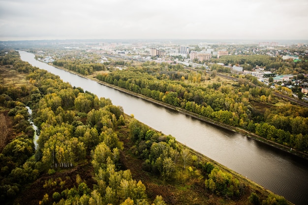 Река с чистейшей водой в окрестностях Московской области