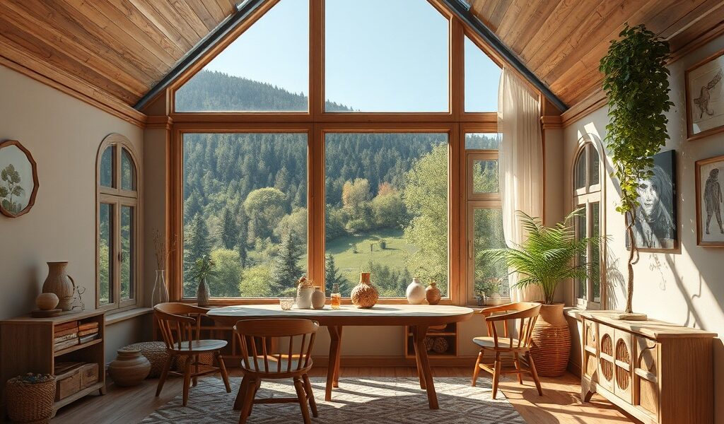 Рольставни с электроприводом в загородном доме