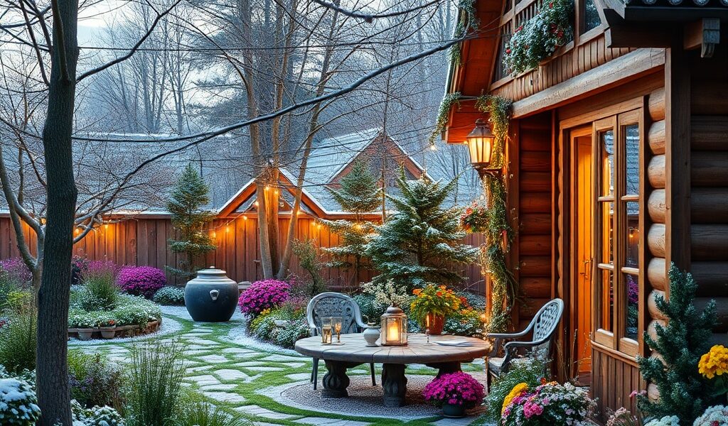 Дом с зимним садом или оранжереей